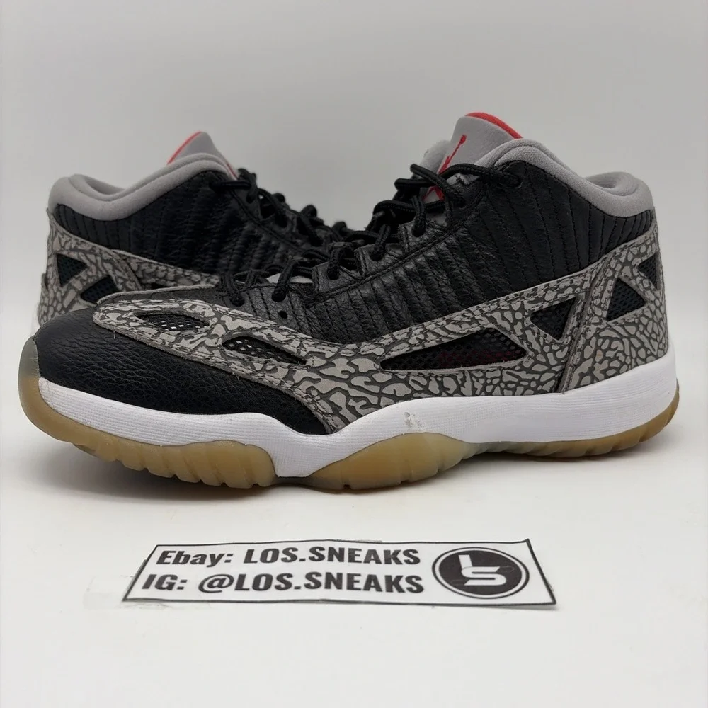 Size‎ 11 - Air Jordan 11 Retro IE Low Black Cement (919712-006)